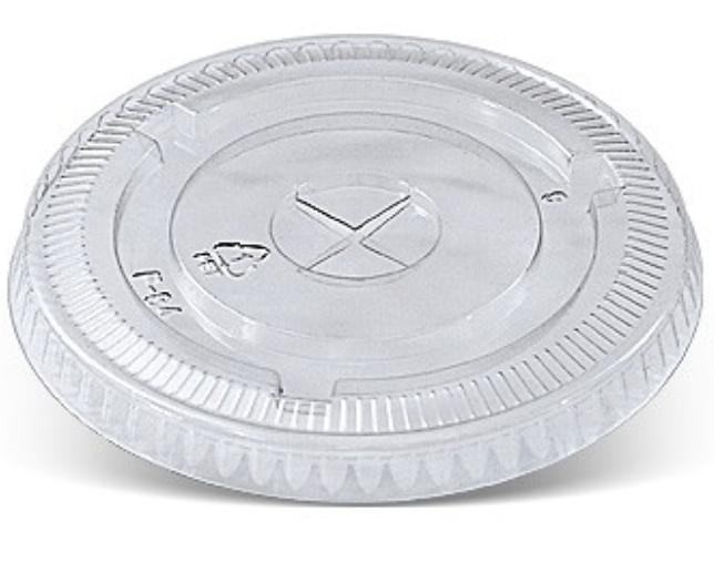 10oz/12oz PET Flat Lid X Slot