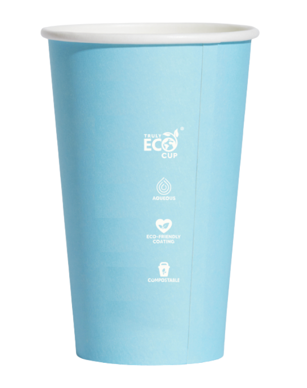 Truly Eco 10oz Mixed Pastel Coffee Cup Carton/1000