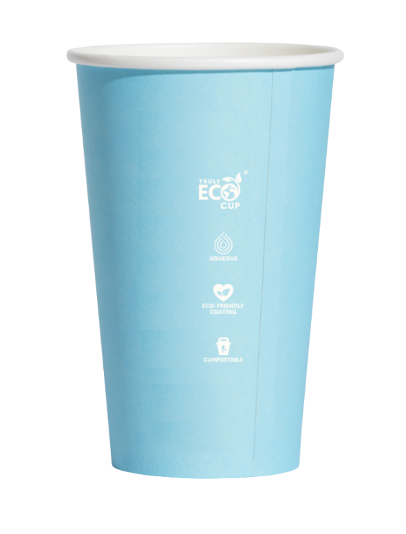 Truly Eco 16oz Mixed Pastel Coffee Cup Carton/1000