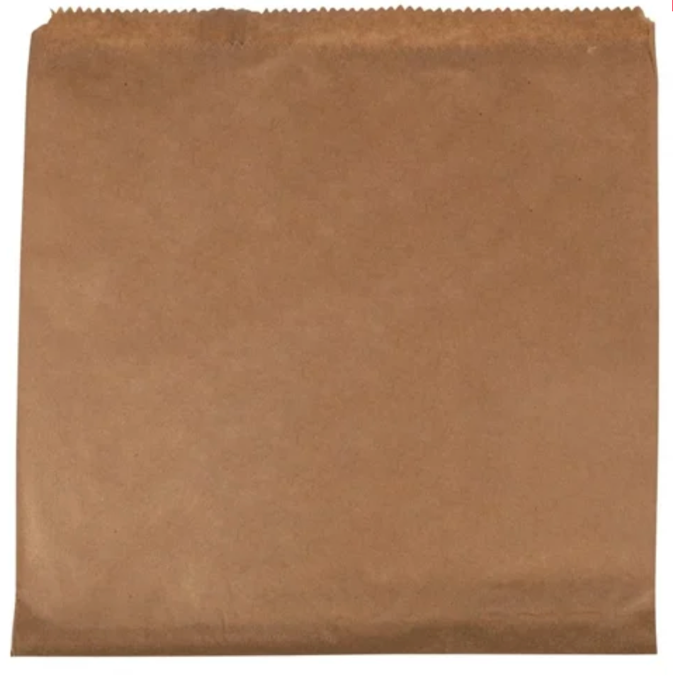 1 Square Brown Paper Bag