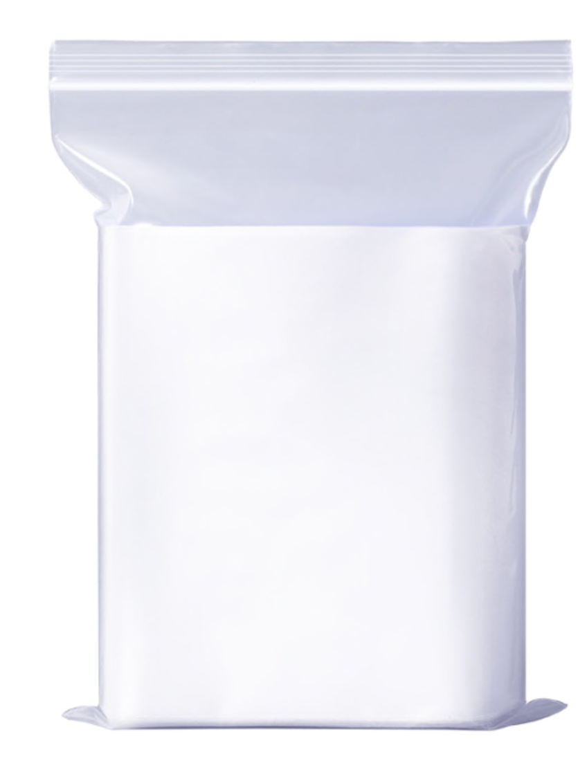 205mm x 255mm Resealable Zip Lock Bag Pack/1000