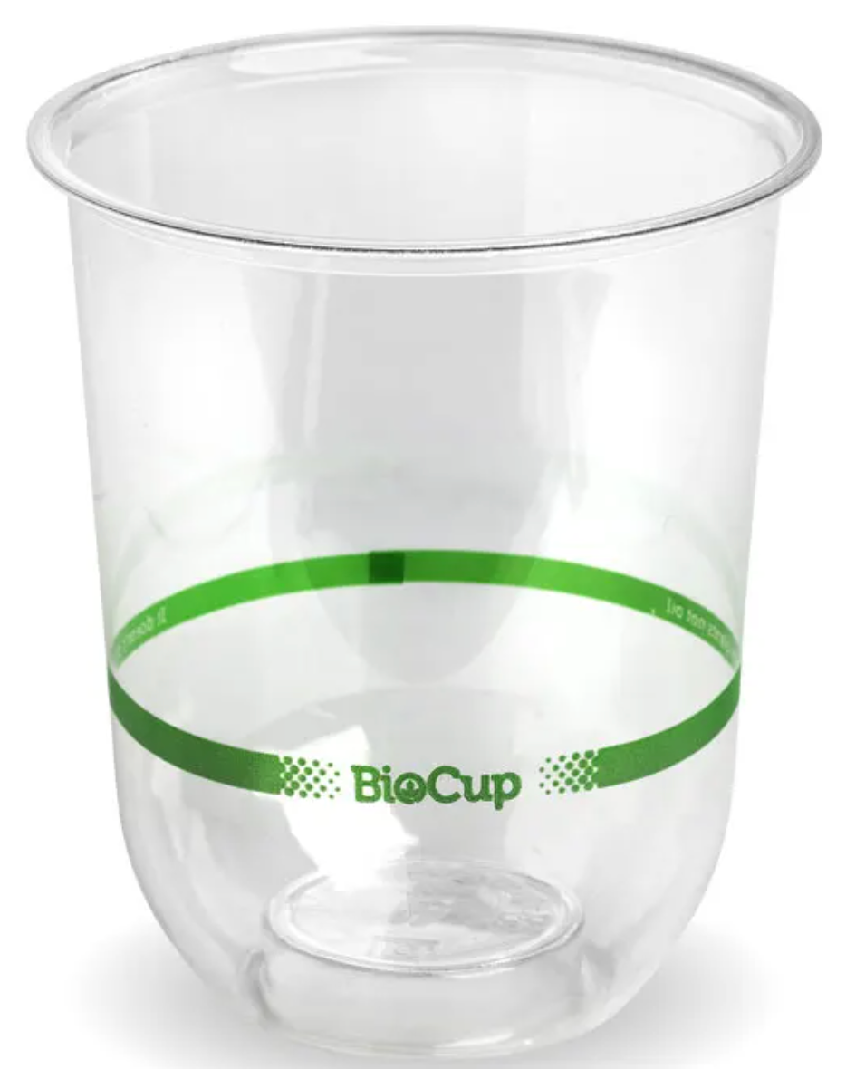 Biopak 250ml Clear Tumbler Biocup Carton/1000