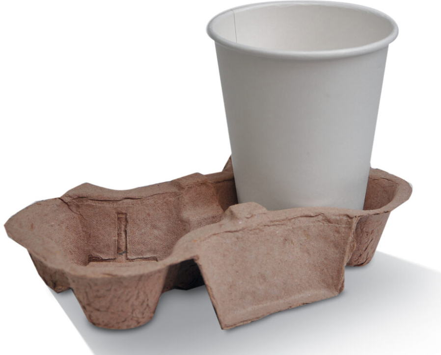 2 Cup Egg Board Carry Tray Carton/400