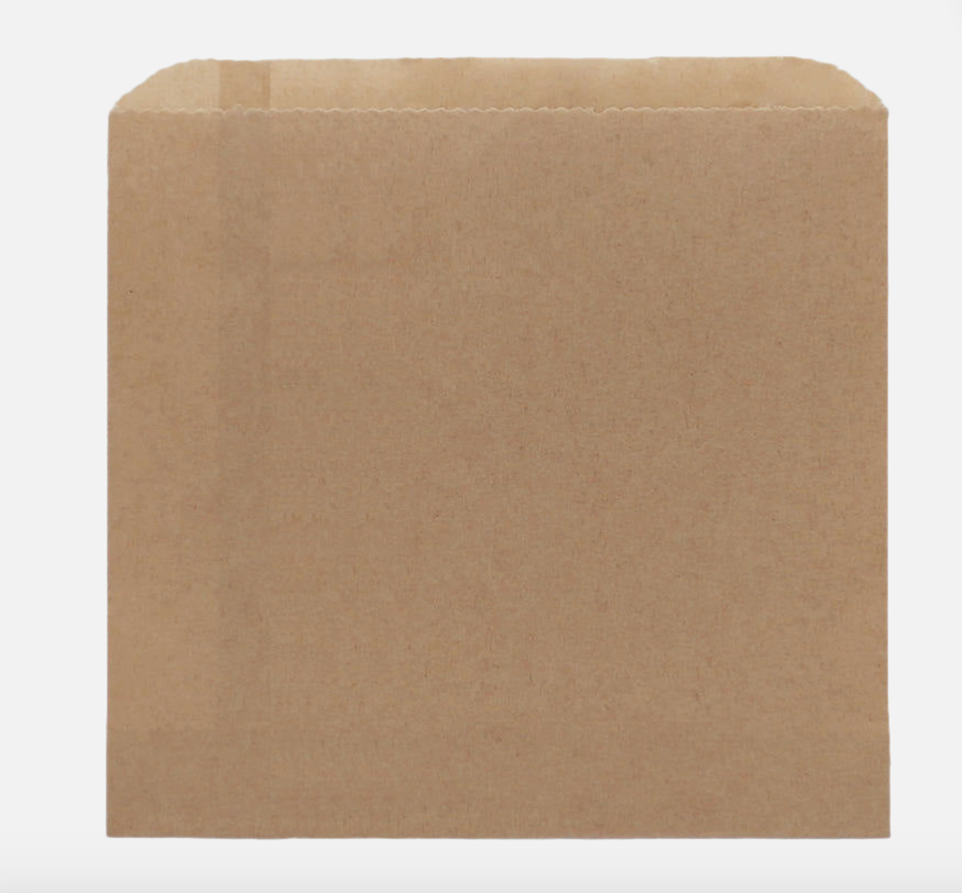 4 Square Brown Paper Bag