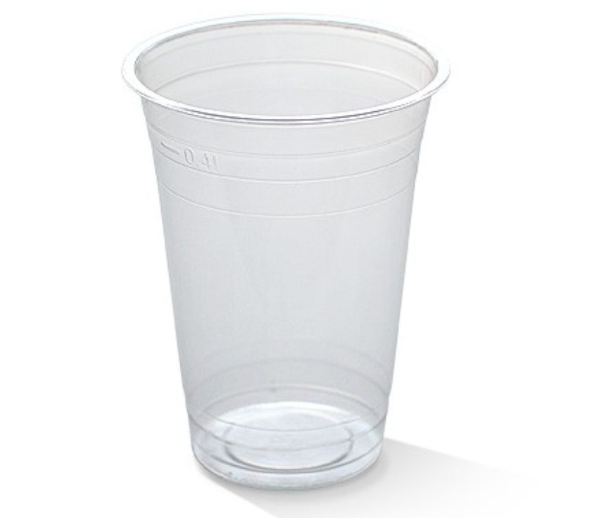 400ml Clear PLA Cold Cup (Carton of 1000)