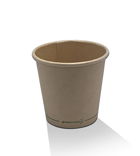 4oz Aqueous Coated Bamboo Single Wall Coffee Cup Carton/1000
