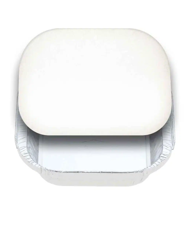 Small Shallow Square Foil Container 305ml Carton/1000