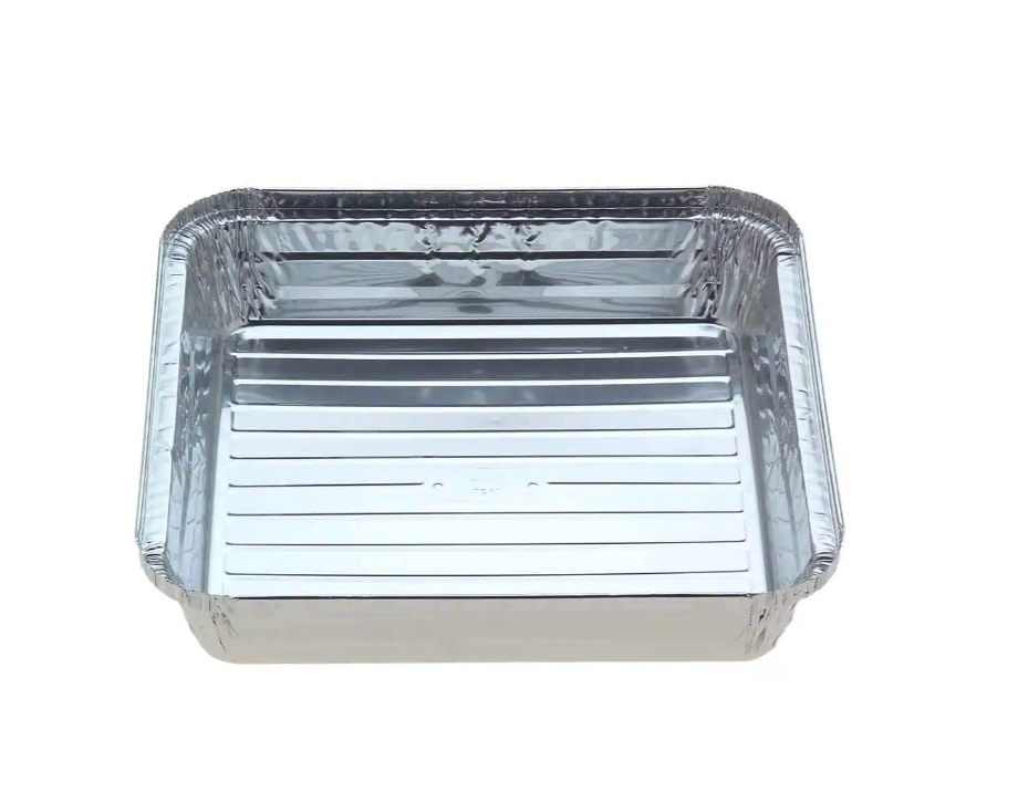 Large Square Foil Container 2965ml (125 per carton)