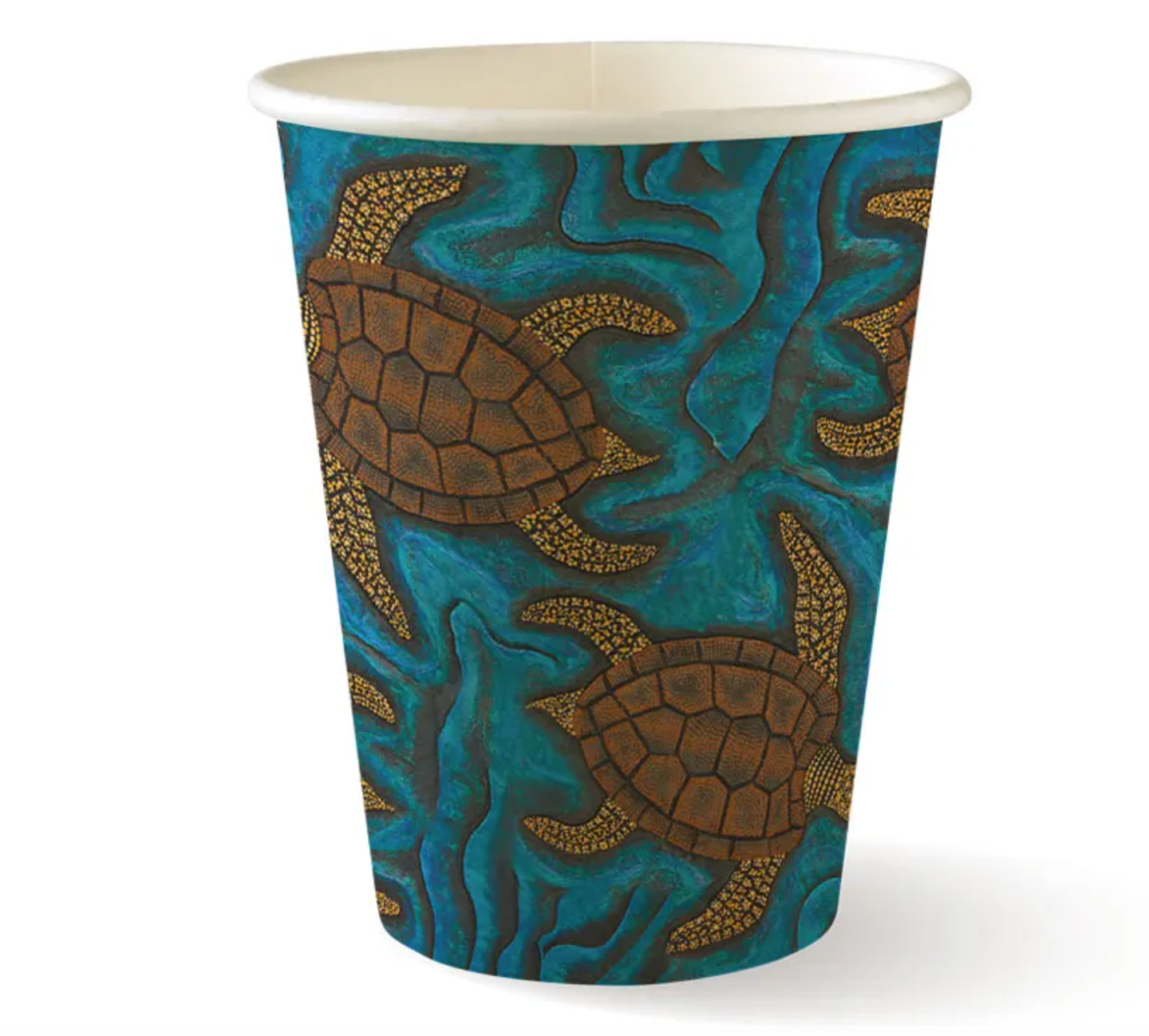 8oz (80mm) Indigenous Art Series Single Wall BioCup Carton/1000