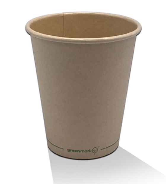 8oz Aqueous Coated Bamboo Single Wall Coffee Cup Carton/1000