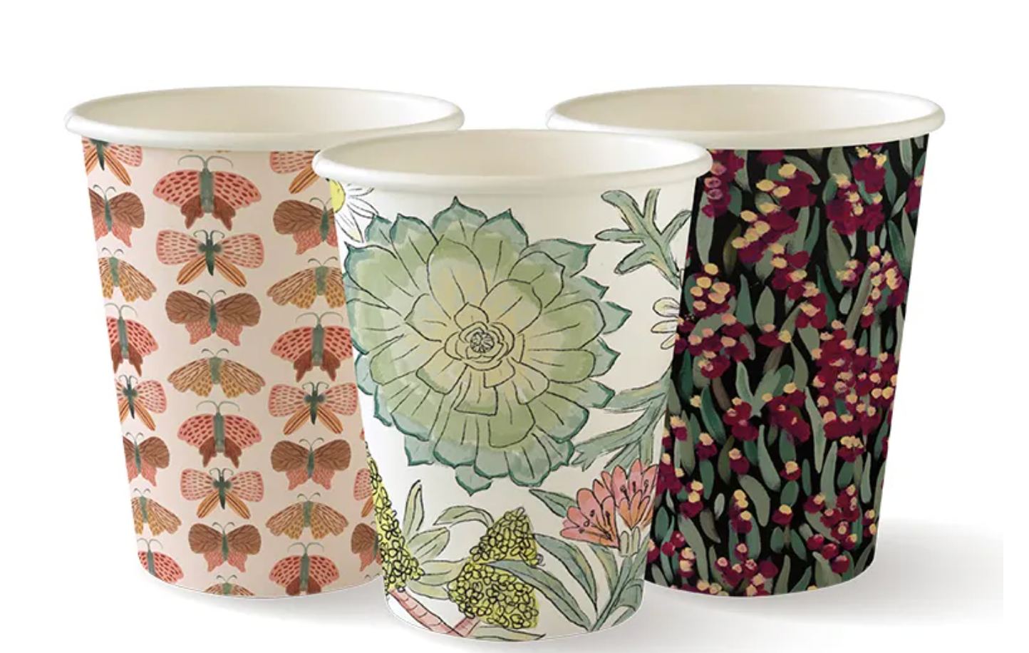 Biopak 8oz Art Series Biocup Coffee Cup