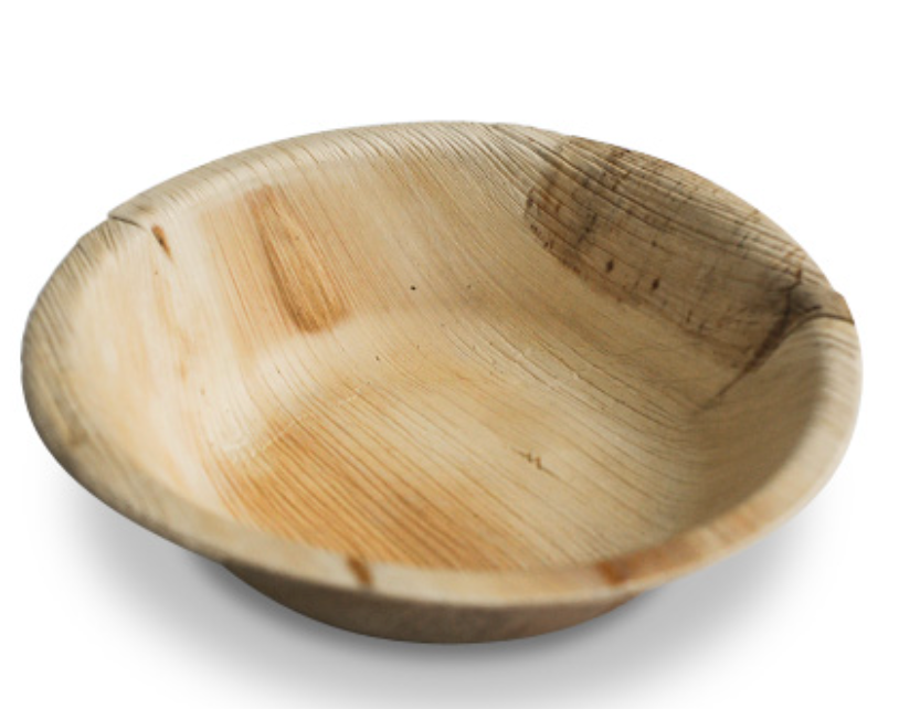 Areca Palm Leaf Round Bowl 18cm Carton/100