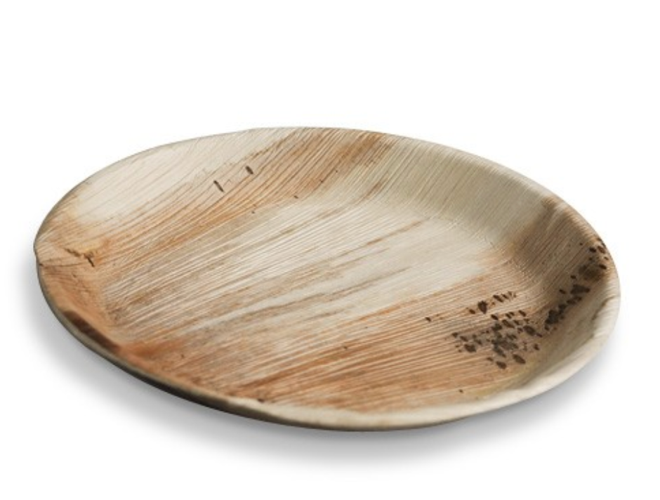 Areca Leaf Palm Round Plate Carton/100