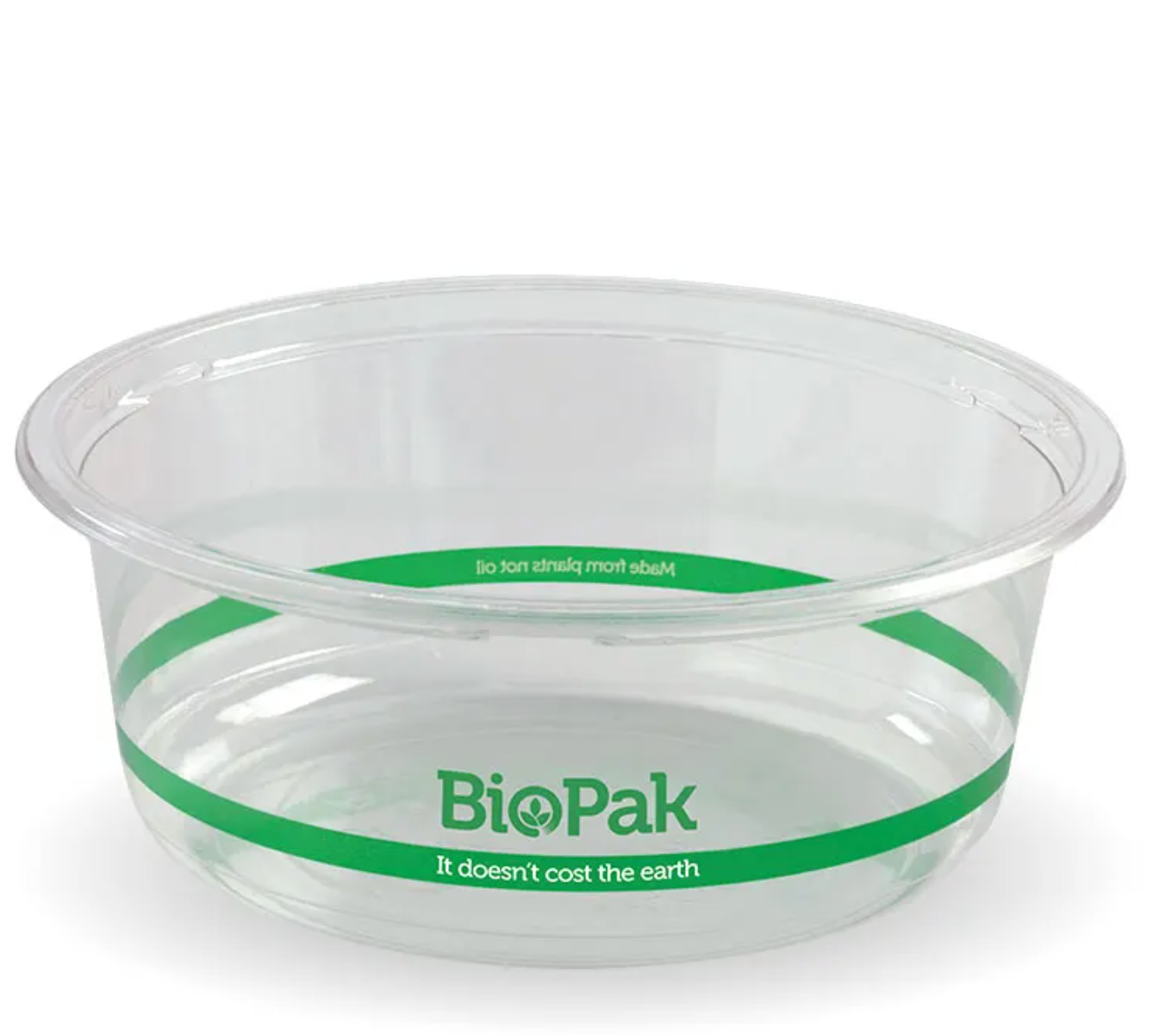 Biopak 600ml Clear Wide Bowl Carton/600