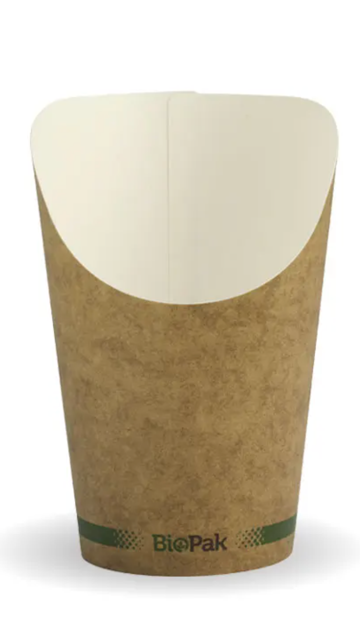 Biopak Paper Chip Cup Small Carton/1000