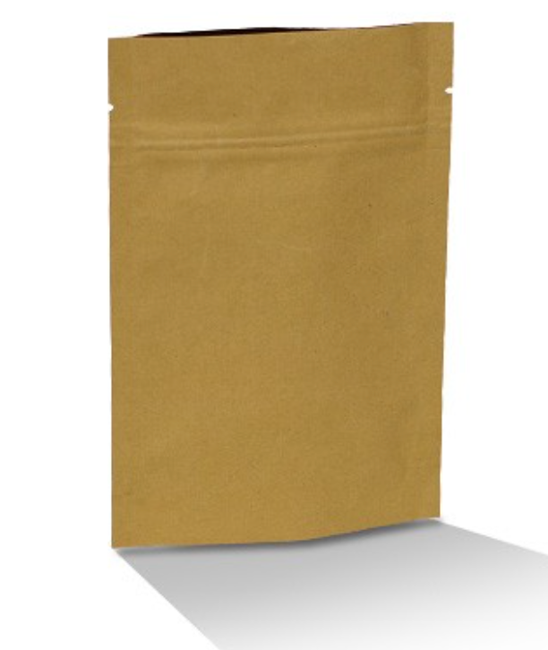 Coffee Pouch Brown Kraft 70g (Carton of 500)