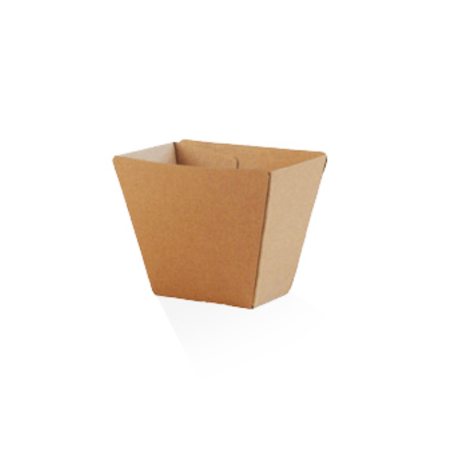 Corrugated Brown Chip Cup (carton of 500)