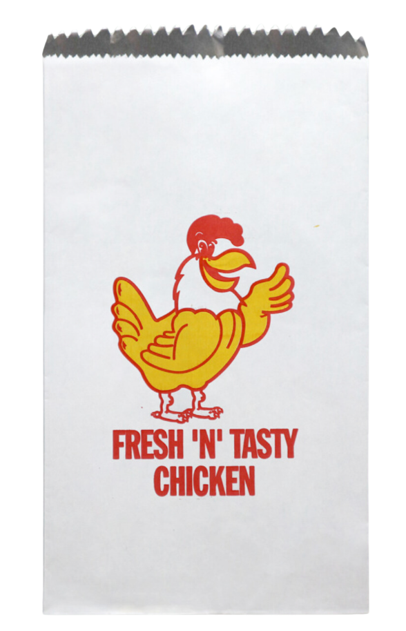 Extra Large Chicken Foil Bag Printed Pack/250