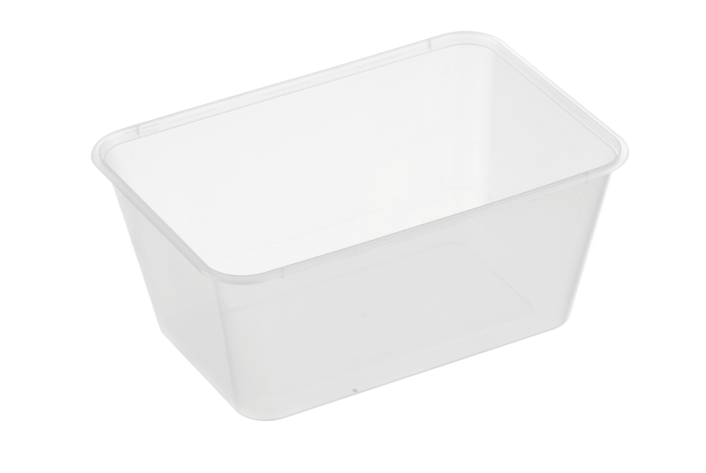 Genfac Freezer Grade G1000ml Rectangular Container Natural Carton/500