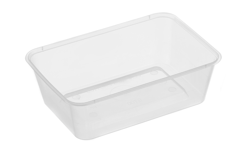 Genfac G700ml Rectangular Container Natural