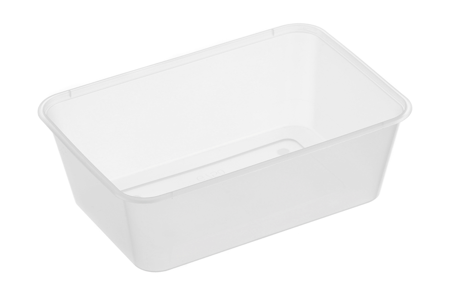 Genfac G750ml Rectangular Container Natural Carton/500