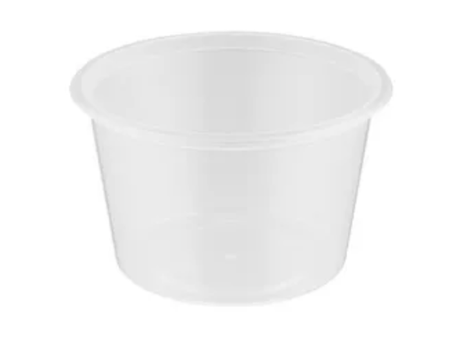Genfac 1750ml Round Clear Container Carton/400