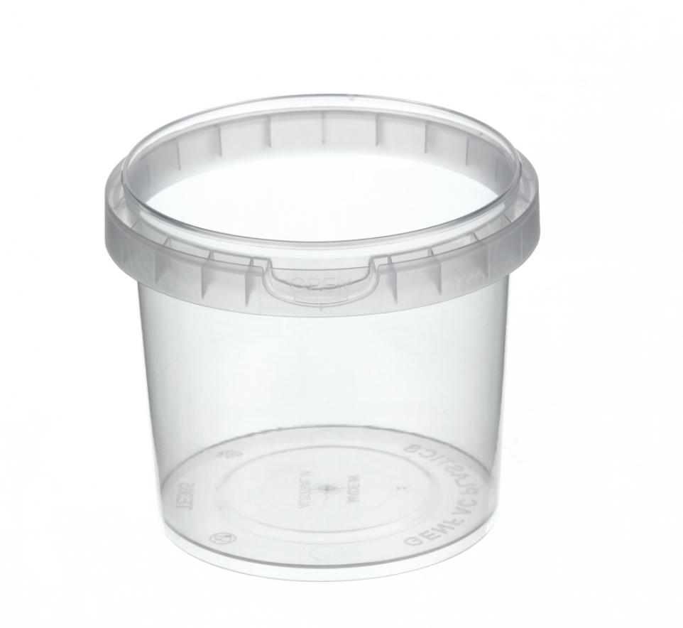 Genfac 365ml Tamper Evident Container (95mm)