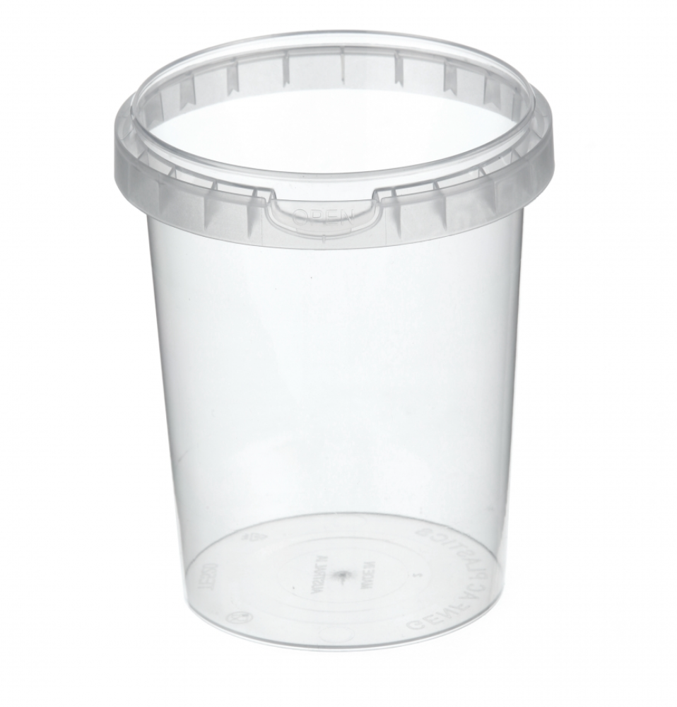 Genfac 520ml Tamper Evident Container (95mm)
