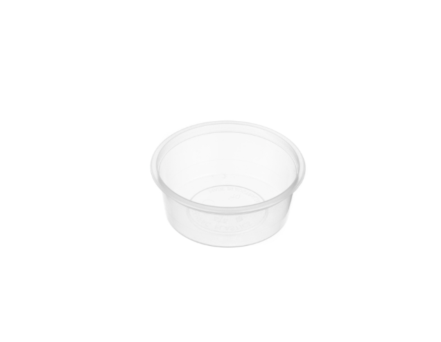 Genfac 70ml Round Sauce Container Clear Carton/500