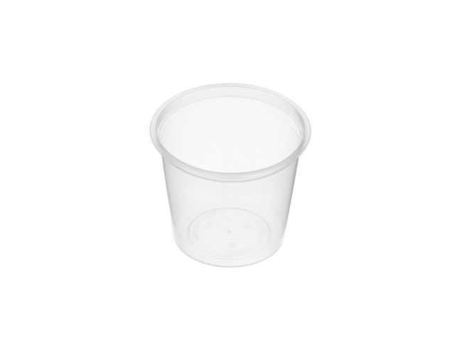 Genfac 150ml Round Sauce Container Natural