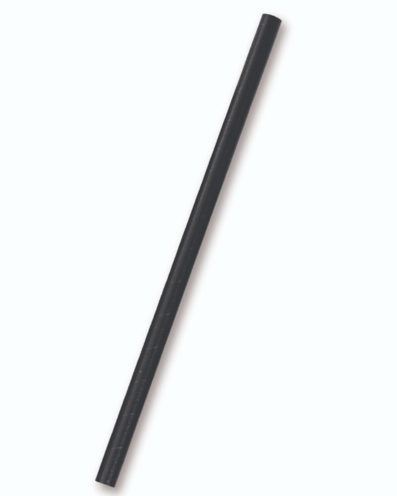 Jumbo Paper Straw Black Carton/2500