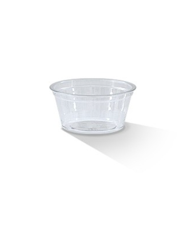 PET 3oz PET Cup Sauce Cup Carton/1000