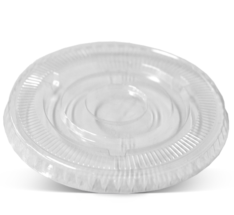 PET Flat Lid No Hole (Carton of 1000)