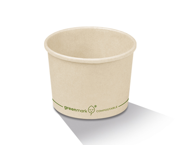 PLA Coated Bamboo Bowl 12oz Carton/1000
