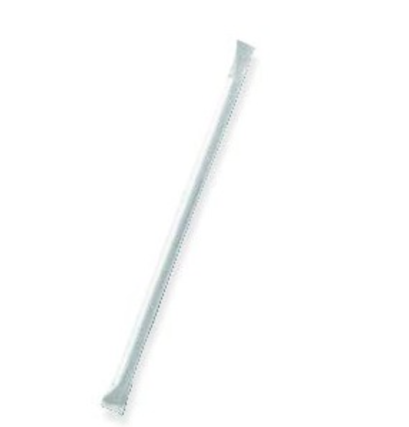 Paper Straw Regular Plain White Individually Wrapped (Carton of 2500)