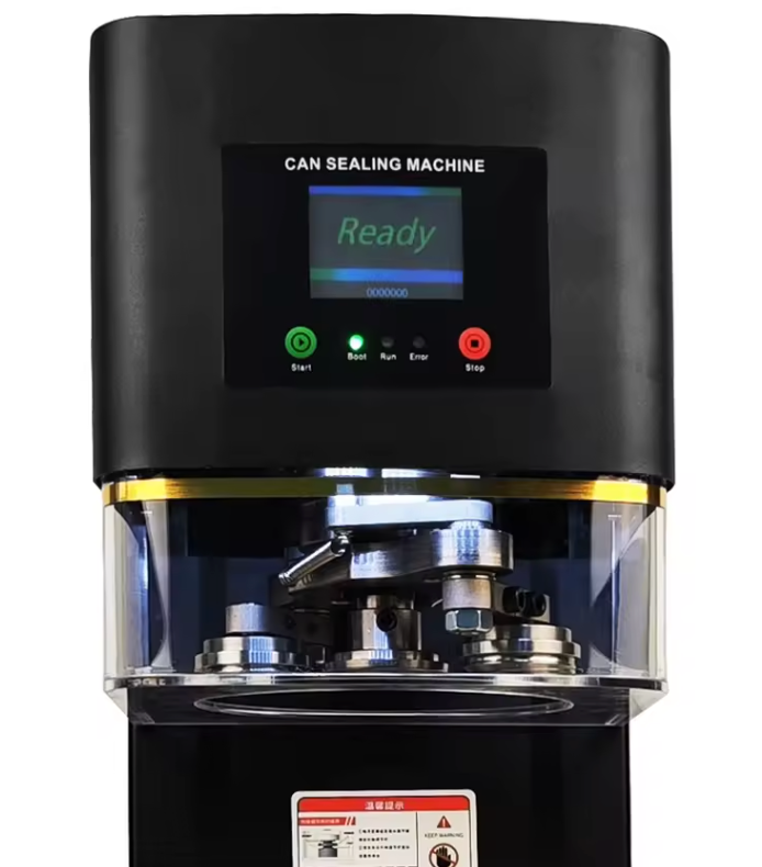 Non Rotary Can Sealing Machine White