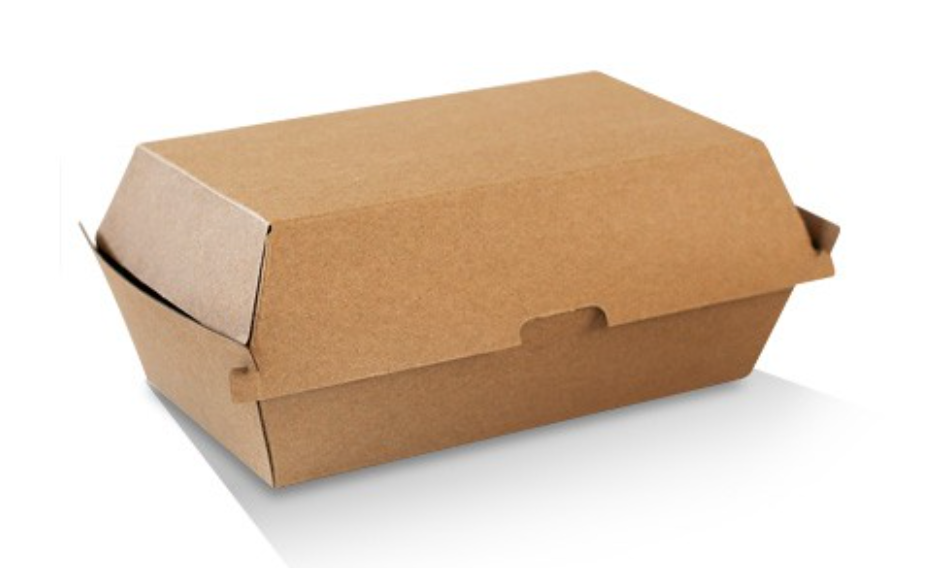Snack Box Regular Corrugated Brown Kraft Carton/200