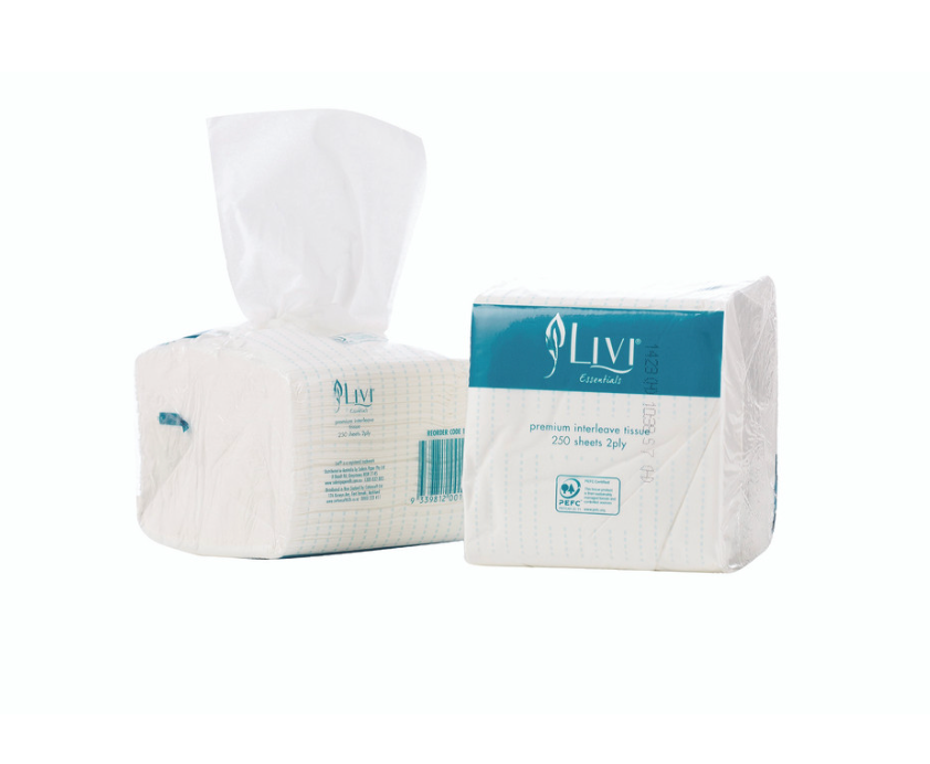 Toilet Paper Tissue Interleaved 2Ply