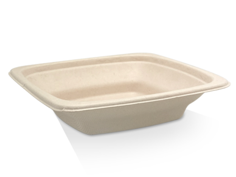 Unbleached Sugarcane Square Container 16oz Carton/300