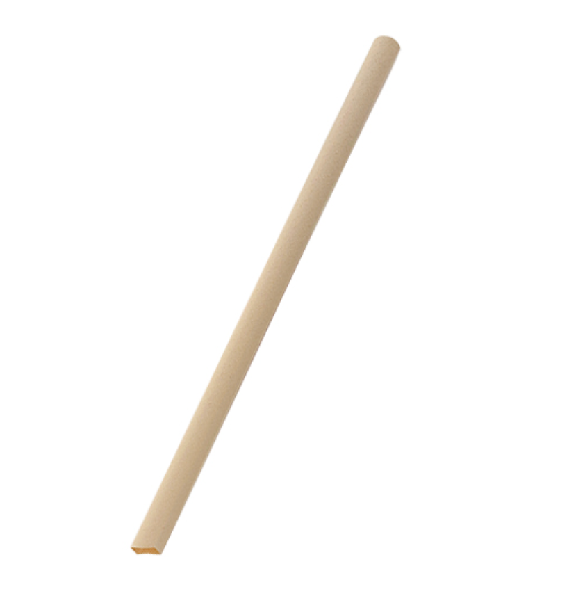 Bamboo Straw Slant Cut Bamboo Fibre Bubble Tea Carton/2000