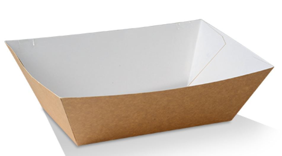 Extra Large Brown Kraft Tray Cardboard (Carton of 200)