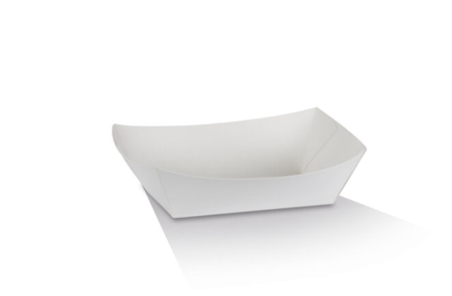 Extra Small White Cardboard Tray (Carton of 1000)