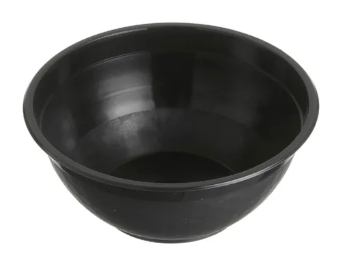 Genfac 900ml Bowl Black Carton/400