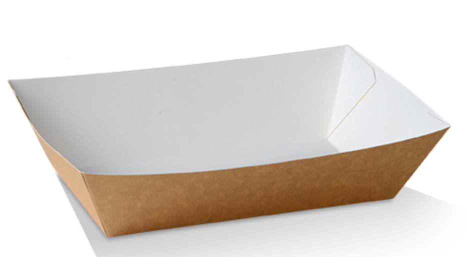 Large Tray Brown Cardboard Tray 4 Carton/400