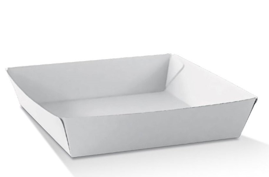 Large White Corrugated Tray Carton/250