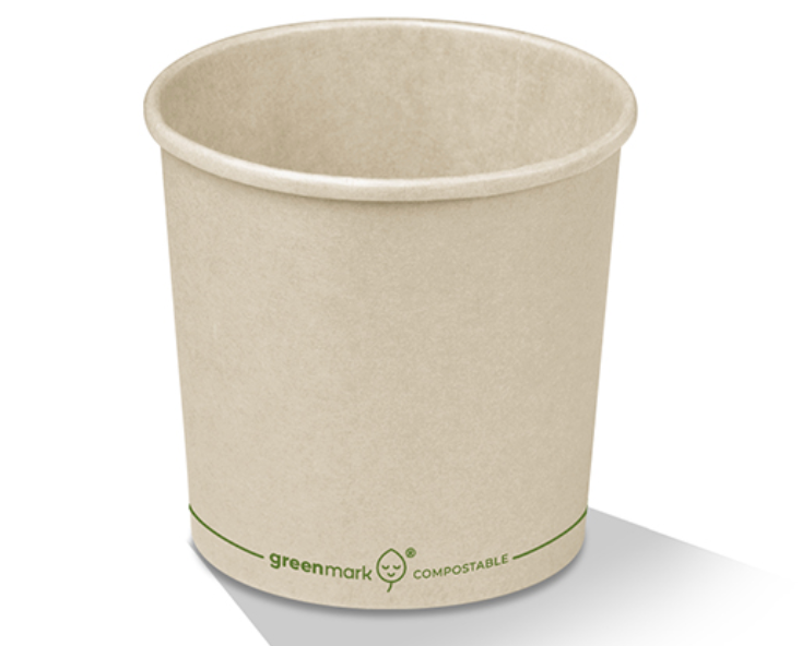PLA Coated Bamboo Bowl 26oz Carton/500