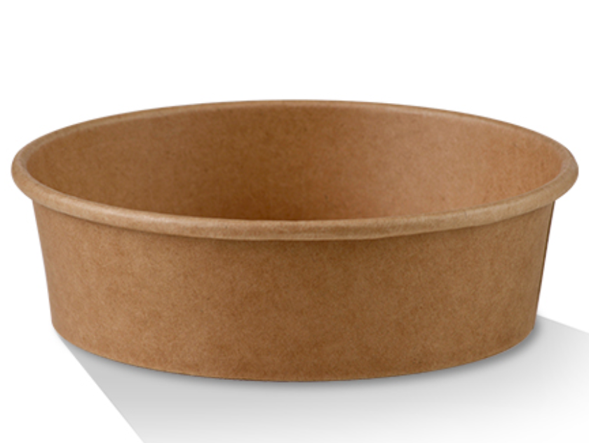 PLA Coated Kraft Salad Bowl 16oz Carton/300