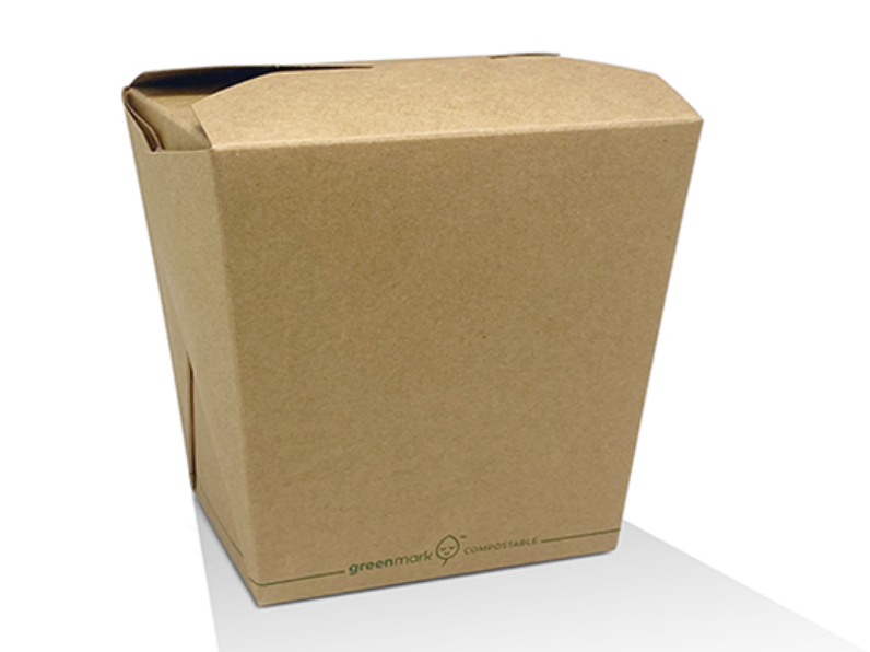 PLA Coated Noodle Box 32oz Carton/500