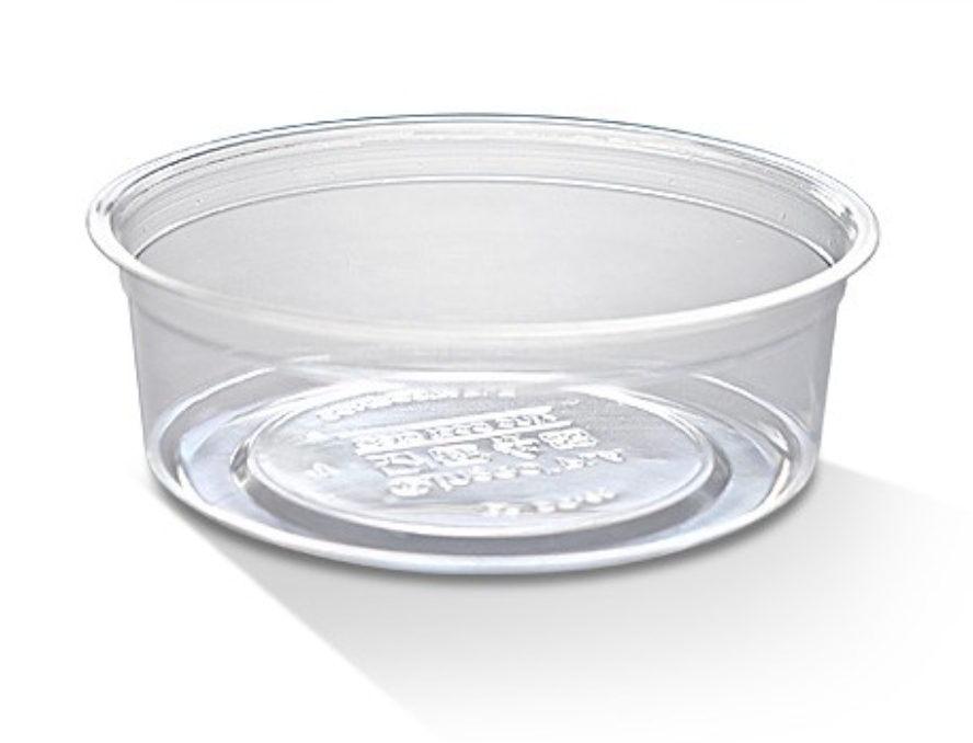 8oz PLA Deli Container Clear (Carton of 500)