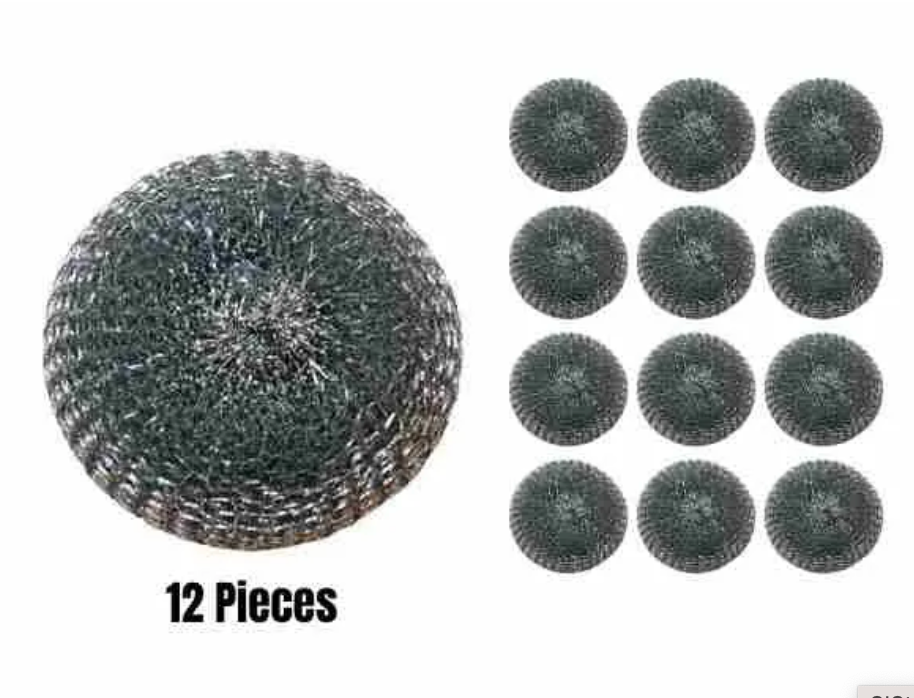 Stainless Steel Heavy Duty Sourer Pack/12